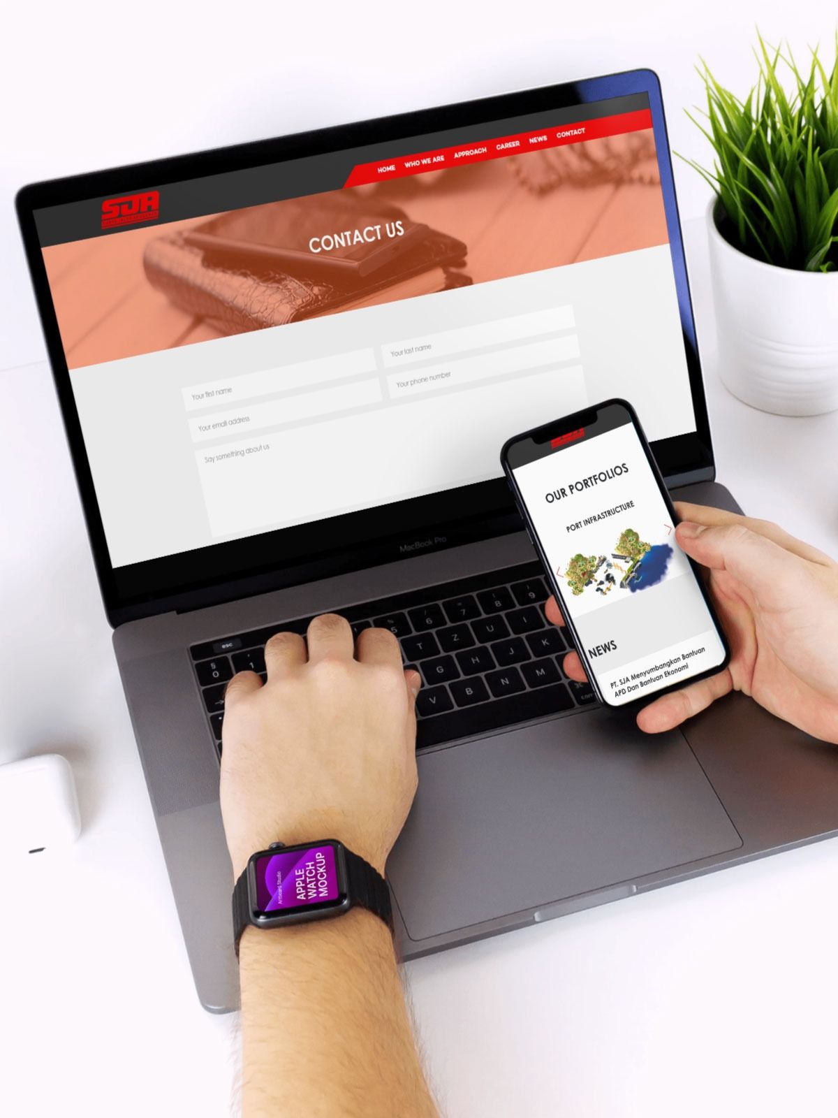 Fitur Website Surya Jalur Anugerah