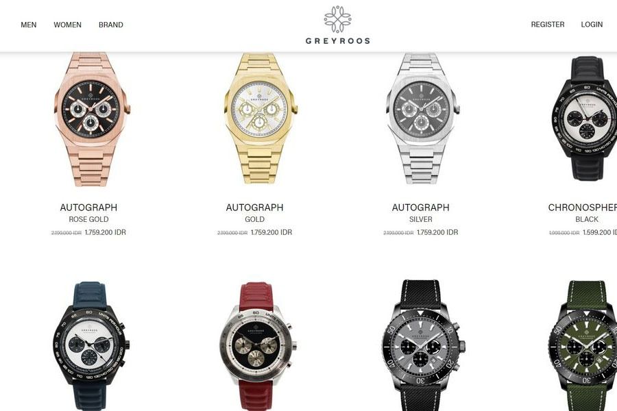 Greyroos - Kategori Produk (Pria)